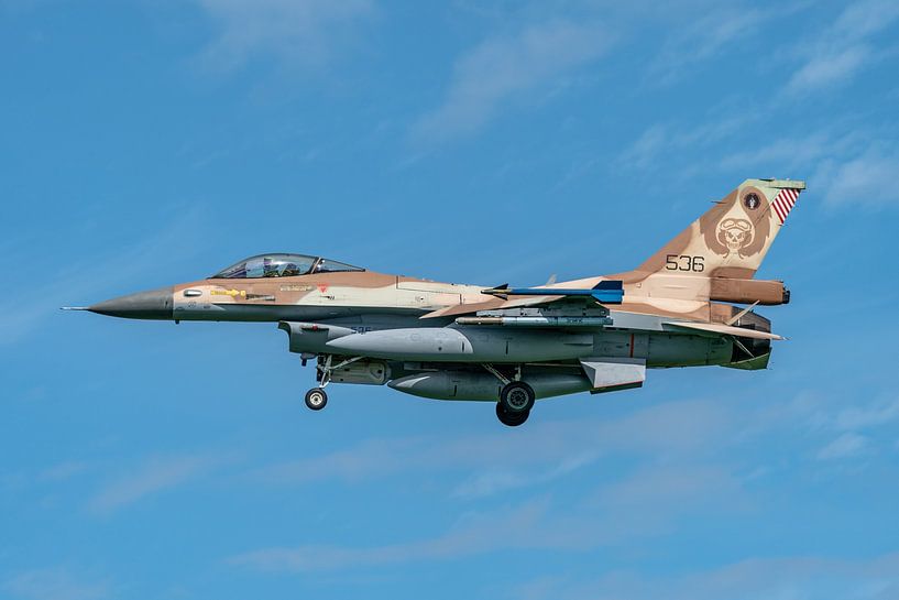 A very nice Israeli Air Force F-16C  by Jaap van den Berg