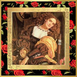 S.F. Neu bearbeitete Version von Il Dolce far Niente von William Holman Hunt von Silver Fox Art Decor