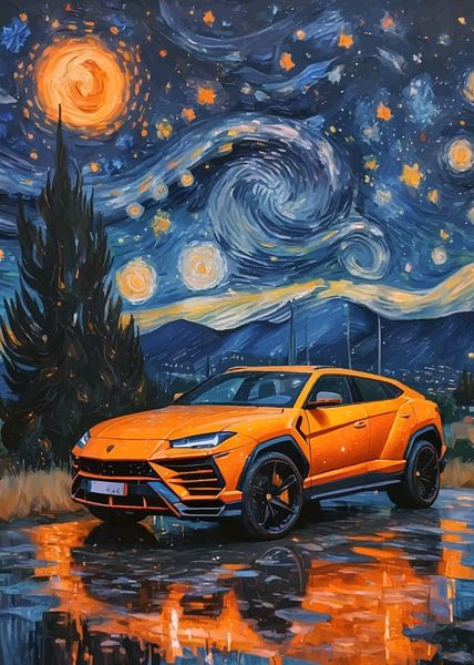 Der Sternennacht Lamborghini Urus Orange von MIROKKU