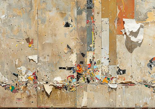 Collage Colourful by Abstract Painting
