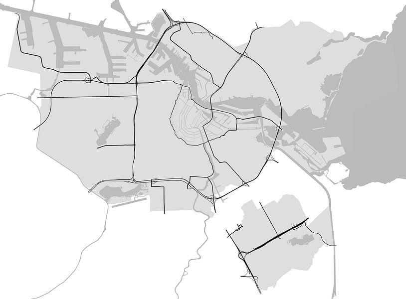 Amsterdam van Drawn by Johan