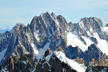 Mont Blanc Massief van Paul van Baardwijk