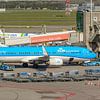 Avion de ligne Boeing 737-800 de KLM. sur Jaap van den Berg