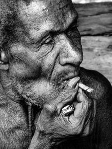 Having a smoke