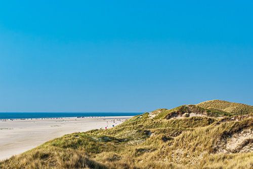 Landschap in de duinen bij Norddorf op het eiland Amrum