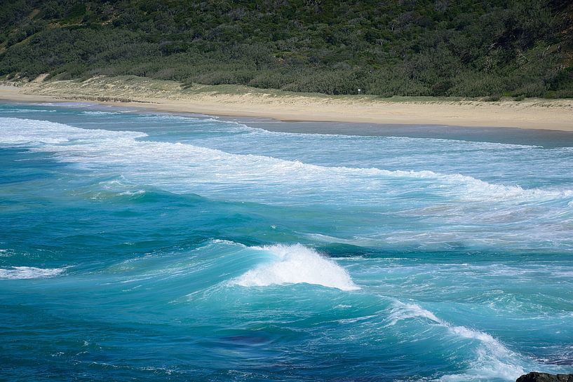 Behind the waves by Frank's Awesome Travels