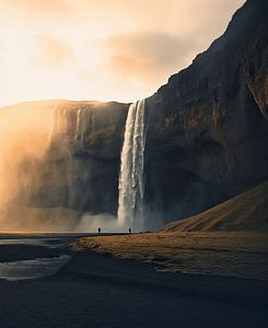 Wasserfall in Island