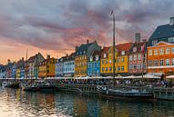 Nyhavn, Kopenhagen, Denemarken van Henk Meijer Photography thumbnail