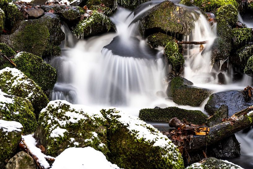 Wasserfall im Winter- Die Teufelsmühle/Rhön 4 von Holger W. Spieker