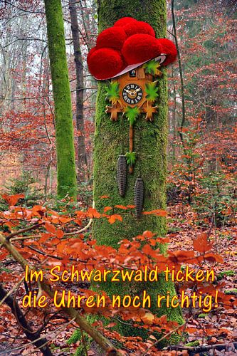 Here in the Black Forest, the clocks still tick correctly!