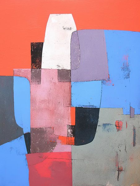 Abstract schilderij | Abstract Vlakken van ARTEO Schilderijen