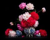 Still life with peonies by Elles Rijsdijk thumbnail