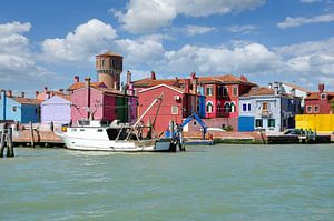 Burano in der Lagune von Venedig