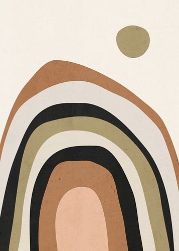 Abstrakte Kunst Regenbogen