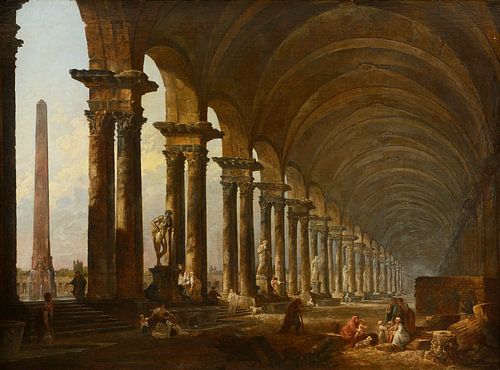 Hubert Robert, La Colonnade
