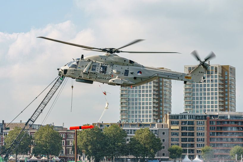 NH-90-Hubschrauber bei den Welthafentagen 2023. von Jaap van den Berg