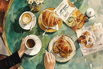 Croissants & Café  van Studio BB