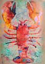 Arty Lobster I van Atelier Paint-Ing thumbnail