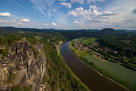 A panoramic view across the Elbe Valley by Alex Karg