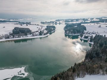Lac Forggensee dans l'Allgäu sur Mustafa Kurnaz