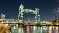 De Hef te Rotterdam in de nacht