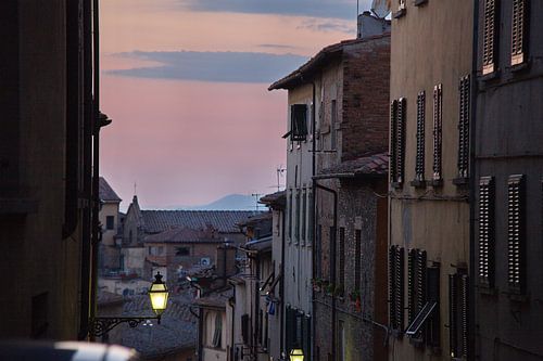 Volterra, dusk