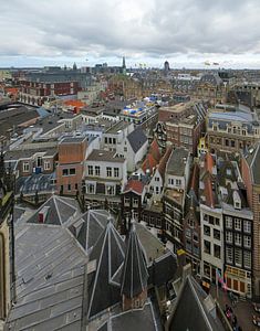 Das Herz von Amsterdam vom Dach der Neuen Kirche aus