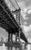 Onderkant van de Manhattan bridge