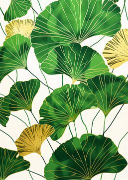 Groene bladeren van Andreas Magnusson