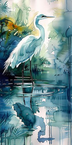 Reiger aan de Waterkant