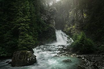 Riva Watervallen - Majestueuze watervallen in Campo Tures van Stefano Orazzini