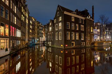 Amsterdam red light district van Fotografie Ronald