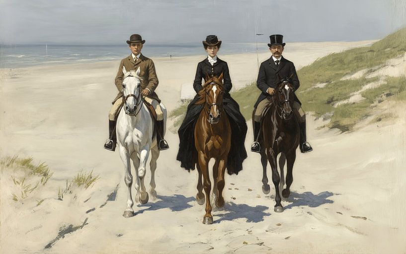 Strandritt am Morgen von Studio BB