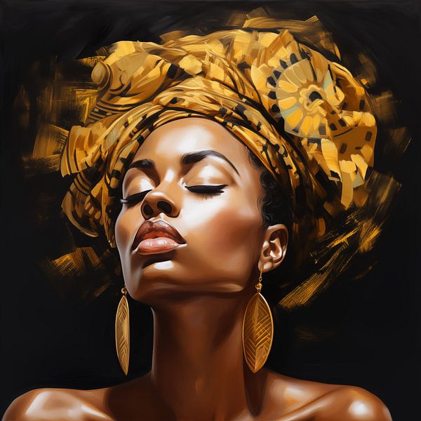 African woman by Black Coffee