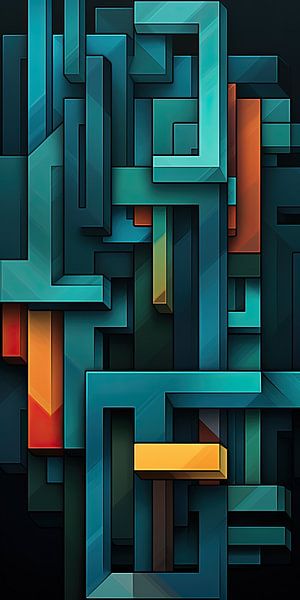 Geometrie 43072 von Wunderbare Kunst