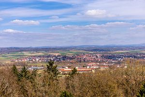 Eine wunderschöne frühlingshafte Wanderung durch den wunderschöne Heldburger Land im Landkreis Hildburghausen - Thüringen - Deutschland