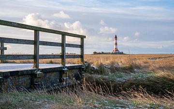 Phare de Westerhever, Frise du Nord, Allemagne sur Alexander Ludwig