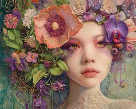 Blütenblatt verschleierter Blick von Kunst Laune