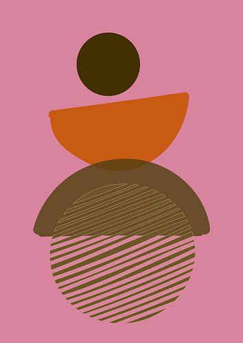 Formes organiques minimalistes et abstraites, style branché