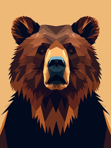 Berenkop Illustratie