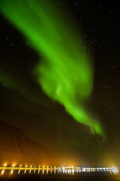 Nordlicht in den Westfjorden von Danny Slijfer Natuurfotografie