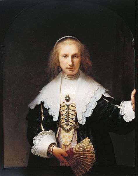 Agatha Bas, Rembrandt by Rembrandt van Rijn