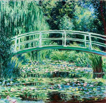 Witte waterlelies, Claude Monet