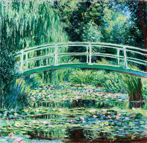 Witte waterlelies, Claude Monet