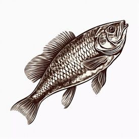 Vintage karper van Vythryd Arts