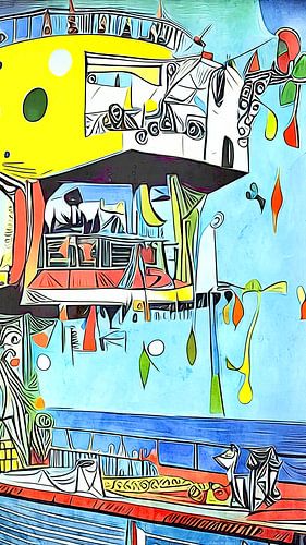 On the road with the ship