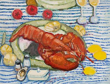 Kitchen piece lobster by Tanja Koelemij