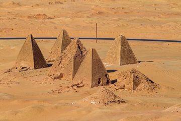 The pyramids of Jebel Barkal by Roland Brack