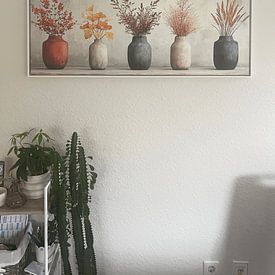 Photo de nos clients: Nature morte Japandi | Harmonie terrestre par Caprices d'Art, sur toile