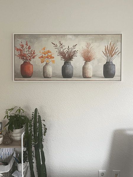 Customer photo: Japandi Still Life | Earthen Harmony by Art Whims, on canvas